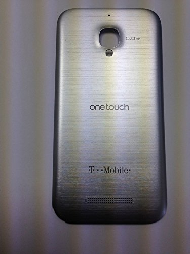 New Oem Alcatel One Touch Fierce 7024 7024w Silver Battery Door Back Cover Lid Replacement O4L