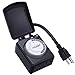 Plusmart Outdoor Timer Waterproof, 24 Hour Mechanical Timer with 2 Grounded Outlet, Programmable Outdoor Light Timer for Christmas Light, Pool, ETL Listed