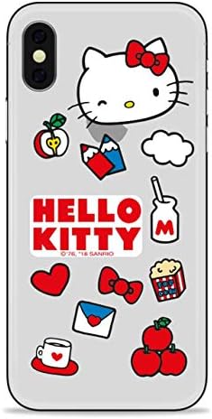 DEVID LABEL Hello Kitty | iPhone X and XS Transparent Sticker Cover CASE | HLK_HKXS-OBJ