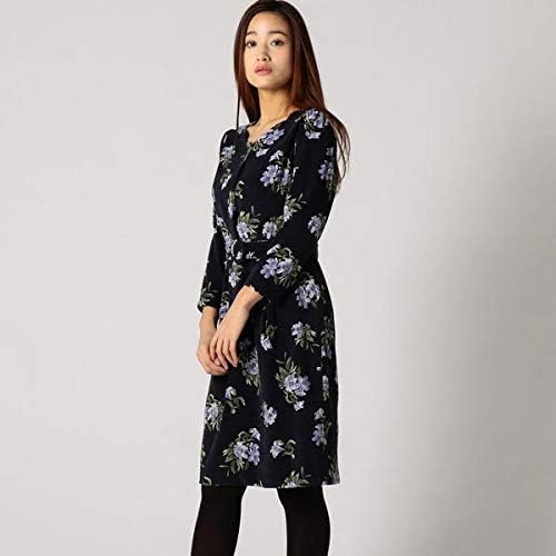 Amazon Co Jp ミッシュ マッシュ Misch Masch 花柄スカラワンピース ネイビー M 服 ファッション小物