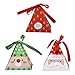 Alapaste Gift Boxes Set of 30 Decorative Candy Boxes,Cookies, Goodies Christmas Candy Bags Santa Claus Reindeer Xmas Tree Gift Box Present Packaging for Festival Holiday New Year (Santa Claus)