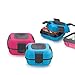 Lunch Box ~ Pinnacle Insulated Leak Proof Lunch Box for Adults and Kids - Thermal Lunch Container With NEW Heat Release Valve ~Set of 2~ Blue/Pink