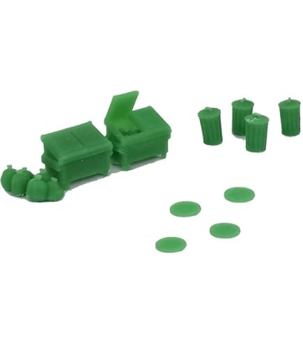 Outland Models Picknicktisch-Set Im Maßstab 1:160 (N) – 8 Stück, 3D-gedruckt, Für Modelleisenbahn & Dioramen