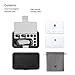 Newly Released GGMM Hummingbird Lifetime Hassle Free Warranty Crystal Clear Sound In Ear Noise Isolating Metal Earbuds Headphone w/ Universal 1-Button Remote & Microphone (Space Black)