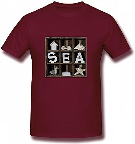 Fangeshi Andrea Haase Still Life Photography Sea Word and Beach Stuff In Old Wooden Crate Men T-Shirt