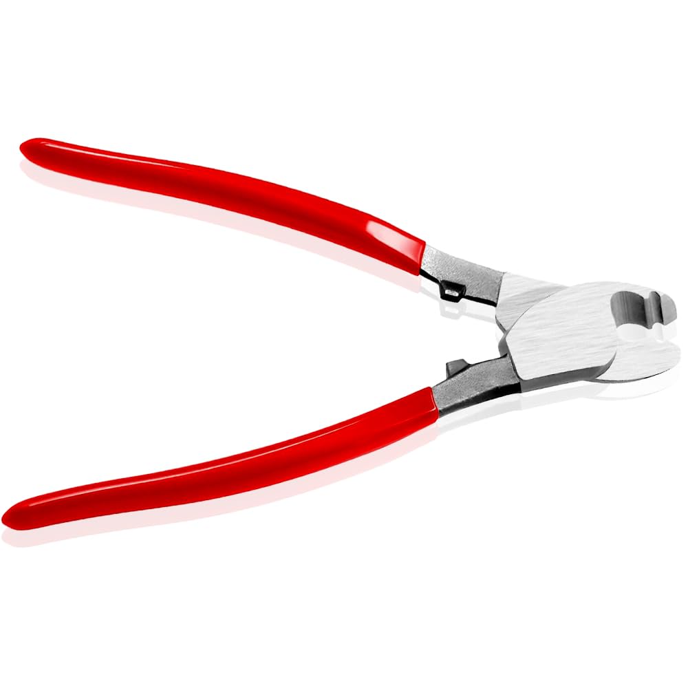 210mm 8 inch Wire Cutter Manual Cable Stripper Portable Cable Cutter Multifunctional Pliers for Cutting Aluminum and Copper Wires or Plastic Sheathing Suitable for Industrial and Electrical Repairs