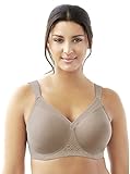 Glamorise Women's Plus Size T-Shirt Bra with Seamless Straps, Beige, 42DD