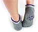 Rahabsox Best Non -Slip Skid Yoga Pilates Socks with Grips Cotton for Women (1 Pack Grey)