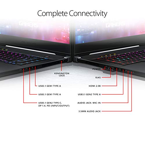 ASUS ROG GU502GW-AH76 Zephyrus M Thin and Portable Gaming Laptop, 15.6 240Hz FHD IPS, NVIDIA GeForce RTX 2070, Intel Core i7-9750H, 16GB DDR4 RAM, 1TB PCIe SSD, Per-Key RGB, Windows 10 Home