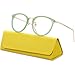 SojoS Round Women Eyeglasses Fashion Eyewear Optical Frame Clear Glasses SJ5969 with Green Frame/Gold Temple