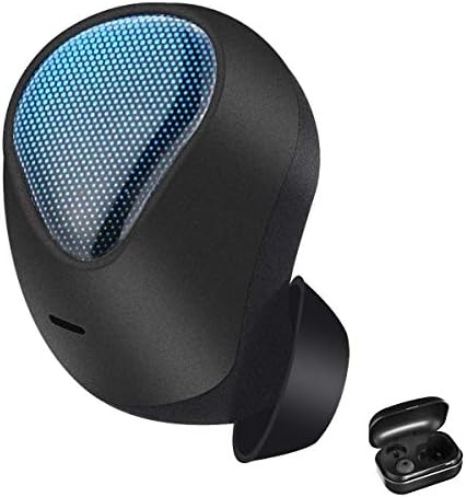 Wireless Earbud, V4.2 Mini Bluetooth Earbud 6-Hr PlayTime Car Bluetooth Headset,Invisible Sports Headphone Earphone with Mic,Bluetooth Earpiece for iPhone Android Smart Phone with Charging Case(1 Pcs)