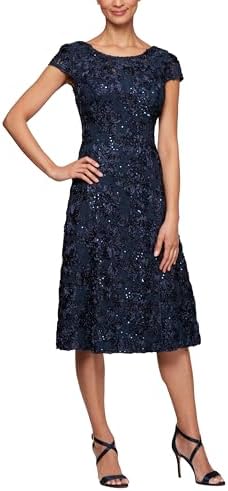 guess flounce hem lace dress GUESS Womens Navy Lace Flounce-Hem Spaghetti Strap Sweetheart Neckline Knee  Length Party Sheath Dress 12