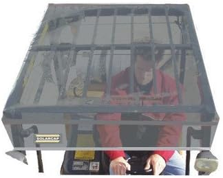SolarCap Super Clear Tinted Vinyl Covers (52.5x46-Feet) by SolarCap Forklift Canopies