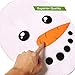 JOYIN 5 Pieces Christmas Snowman Theme Bathroom Decoration Set with Toilet Seat Cover, Rugs, Tank Cover, Toilet Paper Box Cover and Towel for Xmas Indoor Décor, Party Favors