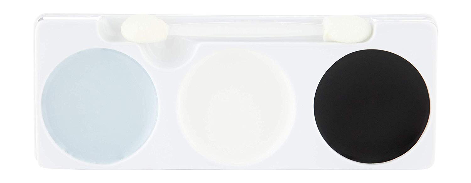 Mehron Makeup Tri-Color Halloween Makeup Palette (Skeleton) : Makeup Sets : Beauty