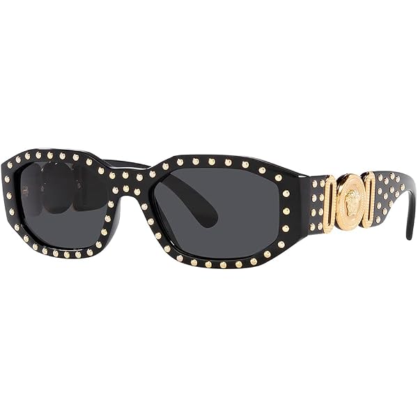 Versace VE 4462 GB1/87 Black Plastic Fashion Sunglasses Grey  display picture 3