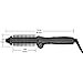 Cooliss Hot Styling curling iron Brush, 26mm ceramic Barrel curling iron Ionic Electric Round Heated Brush Foldable curler Straightener Hair curling wand (Black)