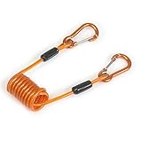 CYC 4005 Plastic Retractable Coiled Lanyard with