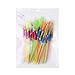 TINKSKY 50pcs Holiday Drinking Straws Party Supplies for Halloween Birthday Christmas(Mixed Color)