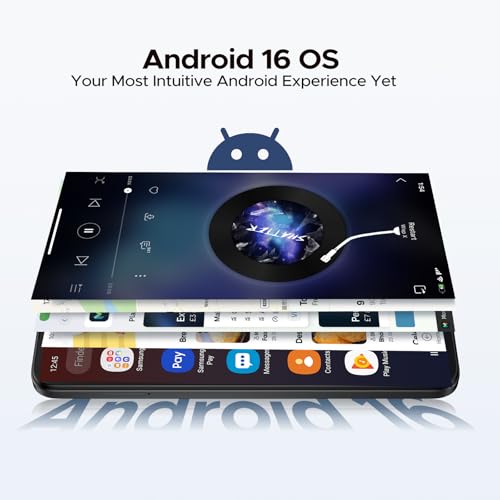 Luzglo NOTE 56 PRO Mobile Phones, Android 16 With Gemimi AI, 32GB+128GB/2TB, 6150mAh& 6.56" HD+90Hz Display, 4G Dual SIM Unlocked Mobile Phone, 8.45mm Ultra-Slim, Face ID, 5G WiFi, GPS,NFC