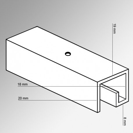 P Rail Heavy Duty Track Gallery Furniture Ceiling Picture Hanging