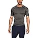 Under Armour Men's UA HeatGear Armour Short Sleeve Compression Shirt XXL Gray