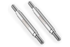 Zolikar RC Stainless Steel Suspension Links Chassis Linkage Set 55mm for 1/10 Scale SCX10 TRX4 RC Crawler