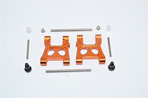 Traxxas Latrax Rally Upgrade Parts Aluminium Front/Rear Lower Arm - 1Pr Set Orange