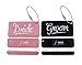 Elegant Bride Groom Metal Luggage Tags for Wedding Gift & Bridal Shower Gifts