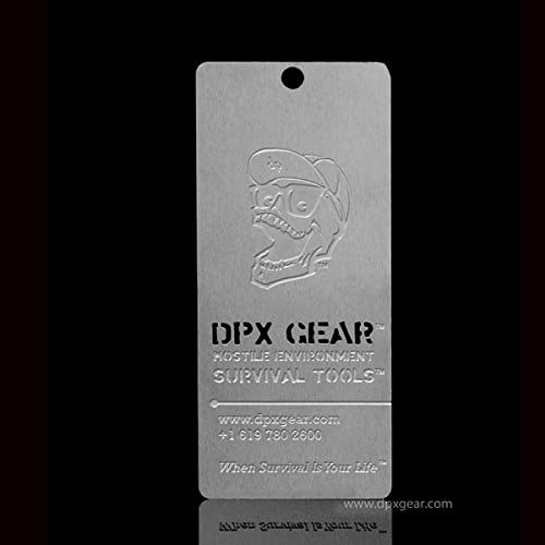 2 Pack - DPx Gear DPx DangerTag, Perforated Blade DPLSC001 + FREE 11 in 1 Tool
