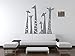 N.SunForest Set of 6 Animal Wall Sticker Giraffe Necks Safari Vinyl Wall Art Wall Decal Living Room Baby's Room Decor