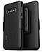 Encased Galaxy S10 Plus Belt Clip Case (2019 DuraClip) Slim Grip Cover w/Holder for Samsung Galaxy S10+ (Black)