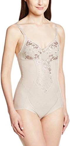 ルシアン シェイプウェアボディスーツ レディース 補正下着 矯正下着 お腹引き締め ヒップアップ 綿混素材 サテン クロッチ付き ボディスーツ 親asin
