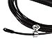 **Cyber Monday Sale** Speed Cable Jump Rope by WOD Wear, Ultra Fast Fully Adjustable with Extra Hardware - Double Unders, Cross-Training, Boxing, Travel Workouts, MMA, Exercise and Fitness (Black)