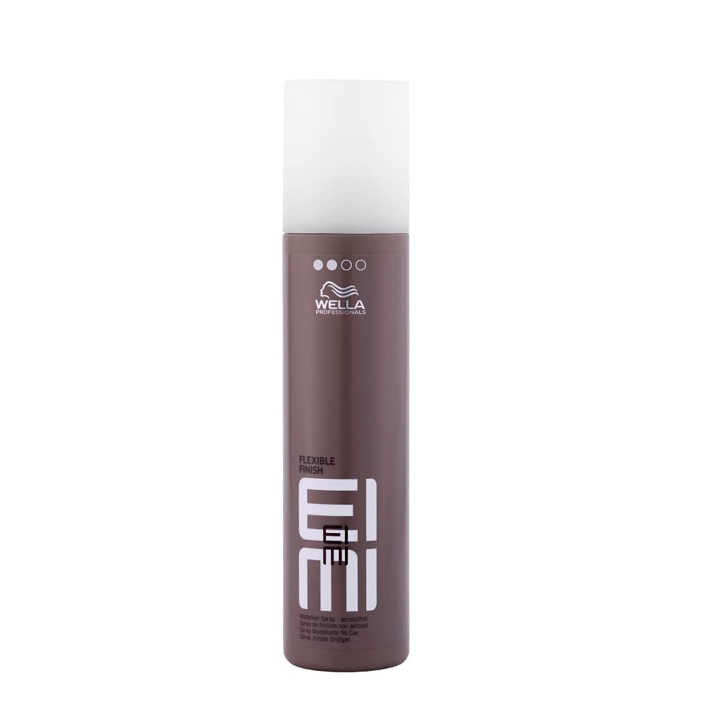 Wella EIMI Flexible Finish – Professionelles Hairspray für leichten Halt und flexibles Haarstyling, Aerosolfreie Heat Protection Spray, Schutz gegen UV-Strahlen, für kurzes und langes Haar, 250ml