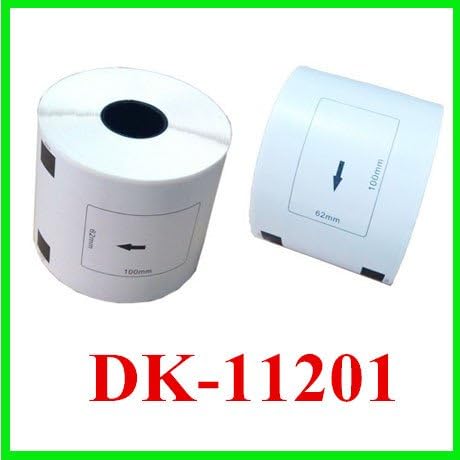 Compatible Brother Dk-1201 Die-cut Standard Address Labels Black on White 29mm*90mm Dk-1201