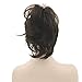 Oubeca Adjustable Claw Ponytail Hairpiece Layered Wavy Messy Pony tail Extensions (2/33 Dark Brown)