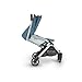 MINU Stroller - Jordan (Charcoal Melange/Silver/Black Leather)