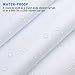 AmazerBath Plastic Shower Curtain 84 Inches Long, 72 x 84 White Weighted Extra Long Shower Curtain, PEVA Heavy Duty Tall Bathroom Curtains with 3 Big Clear Weighted Stones and 12 Grommet Holes