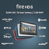 Fire HD 8 tablet, 8" HD display, 64