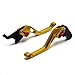Brake Clutch Levers Fits GROM MSX125 2014-2018 CBR500R 2013-2018 CBR250R 2011-2013 CBR300R 2014-2017 Gold