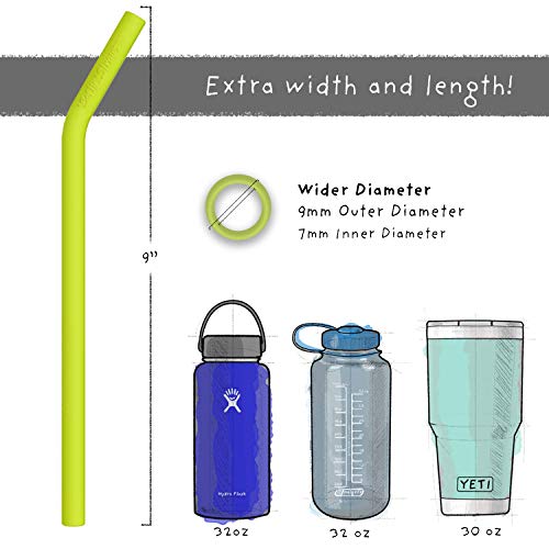 Reusable Silicone Drinking Straws - Image 3