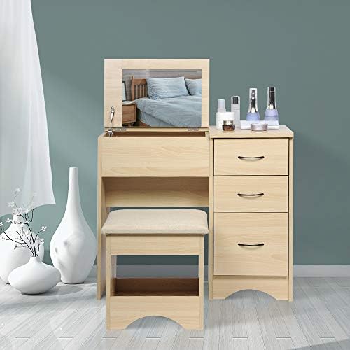 スポンサー プロダクト Ansley Hoshoデスクドレッサー 白い 姫系 可愛い 化粧台 スツール付き 鏡台 隠し収納庫付 組み立て簡単 ホワイト B0872tf512 7 761円 激安 通販 人気商品 新作 人気ショップが最安値挑戦 祝開店大放出セール開催中