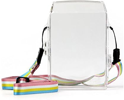 JXE Transparent PVC Case for Fujifilm INSTAX SHARE SP-2 Smart Phone Printer With Strap