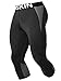 DRSKIN Men’s 3/4 Compression Tight Pants Base Under Layer Running Shorts Warm Cool Dry (CA NP B-G817, L)
