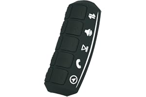 AITOPLUS Universal Smart Wireless Car Steering Wheel Control Remote Button Support Bluetooth Control Suitable for Android Wince Connected to GPS Navigation Multimedia Player Control Radio DVD Music with Light