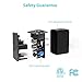 meross Smart Plug Mini WiFi Outlet, Compatible with Alexa and Google Assistant, App Control, Timer Function, 16A, No Hub Needed, FCC & ETL Certified, Black 4 Pack