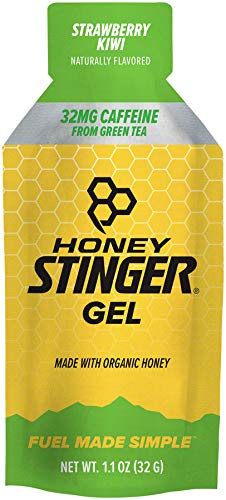 HONEY STINGER ORGANIC ENERGY GELS (BOX OF 24) – STRAWBERRY KIWI (CAFFEINATED) – STRAWBERRY KIWI (CAFFEINATED)