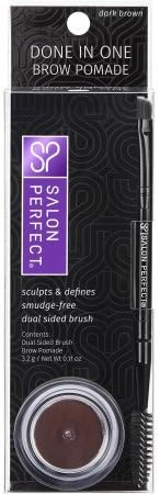 Salon Perfect Perfect Brow Pomade, Dark Brown, 0.11 oz