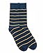 Rambutan Men's Volcano Collection Cotton Seamless Dress Socks US 8.5-12.5 Multi Color (Navy)